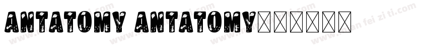 Antatomy Antatomy字体转换
